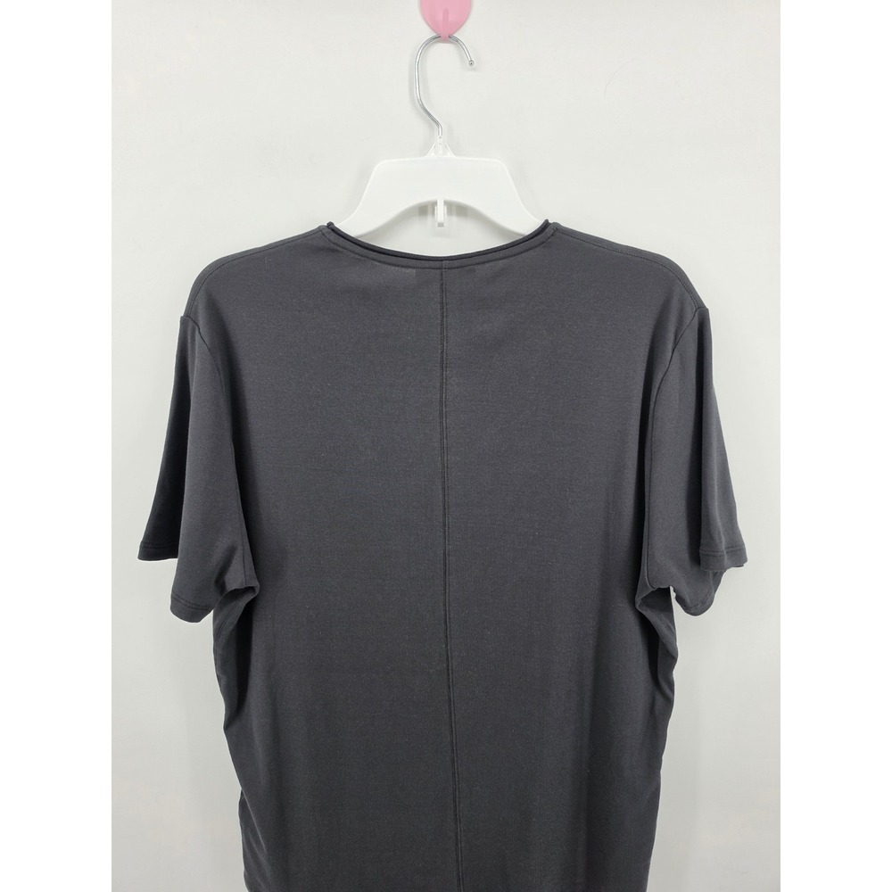 COS Charcoal Grey Crew Neck T-Shirt Relaxed Fit Short Sleeve XL - Picture 9 of 10